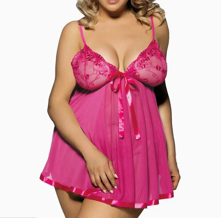 Sexy Lace Rhinestone Lingerie